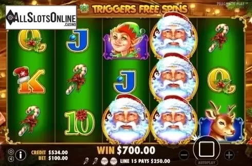 Free spin. Win. Santa (Pragmatic Play) from Pragmatic Play
