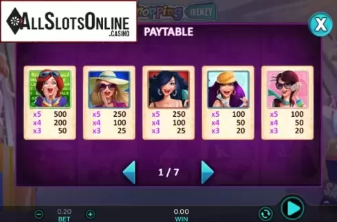 Screen5. Shopping Frenzy from 888 Gaming