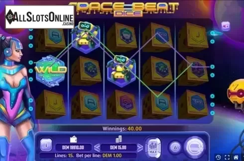 Win screen 3. Space Beat Dice from Mancala Gaming