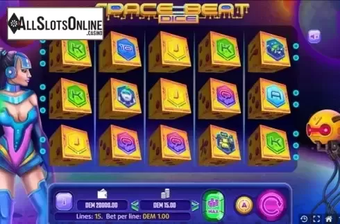 Reel Screen. Space Beat Dice from Mancala Gaming