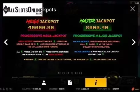 Paytable 2