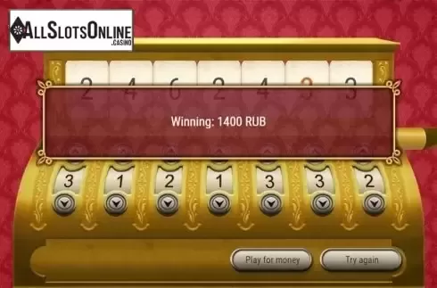 Win screen. Super 7 (SuperlottoTV) from SuperlottoTV