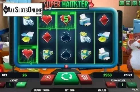 Win Screen. Super Hamster from Fugaso