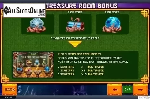 Paytable 2. The Great Ming Empire from Playtech