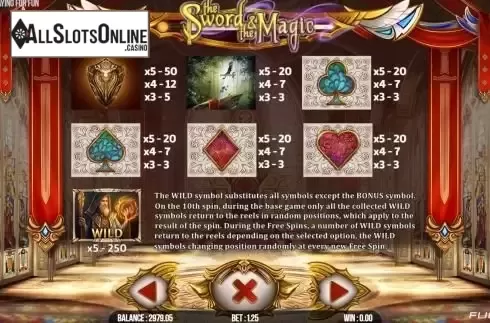 Paytable 2