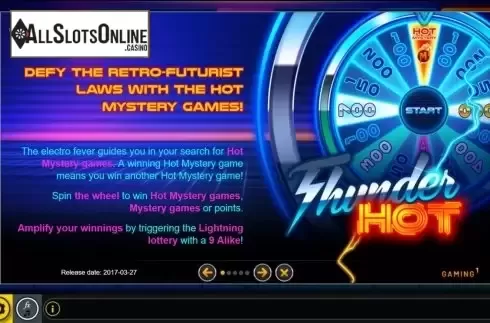 Info. Thunder Hot from GAMING1