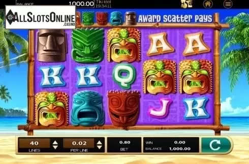 Reel Screen. Tiki Idol from High 5 Games