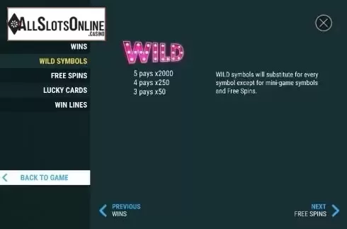 Paytable 3