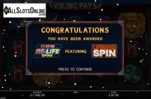 Free Spins 1. Viking Pays from Inspired Gaming