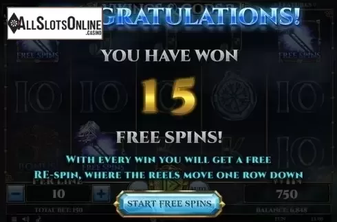 Free Spins 1. Vikings and Gods 2 15 Lines from Spinomenal
