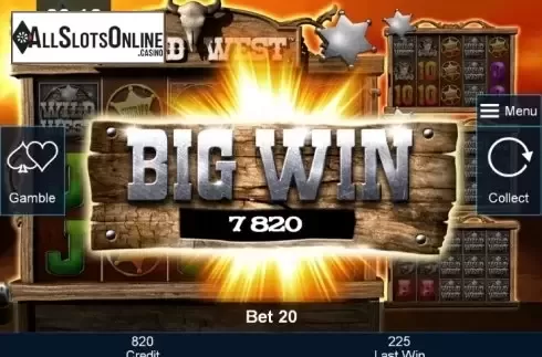 Big Win. Wild West (Mazooma) from Greentube