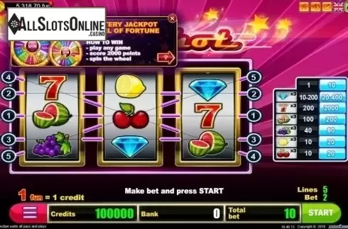 Reel Screen. Win Shot from Belatra Games