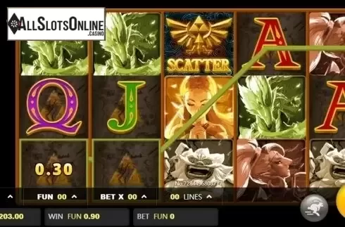 Win screen. Zelda from JDB168