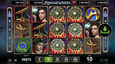 Zodiac Wheel slot screenshot 4