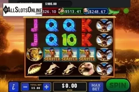 Free Spins. Zulu King from GMW