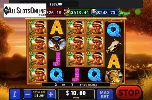Free Spins. Zulu King from GMW