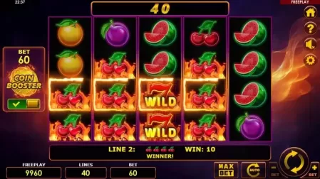 Blazing Coins 40 slot screenshot 3