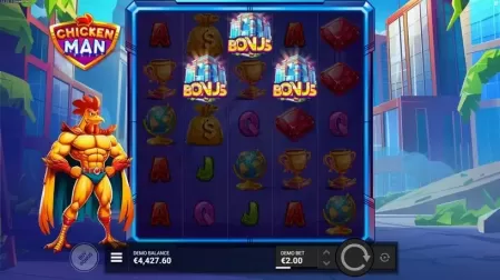 Chicken Man slot screenshot 5