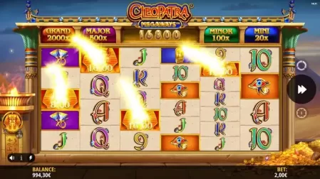 Cleopatra Megaways slot screenshot 2