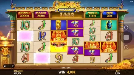 Cleopatra Megaways slot screenshot 3