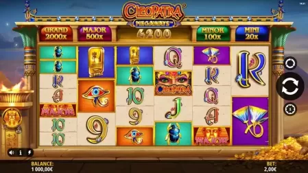 Cleopatra Megaways slot screenshot 1