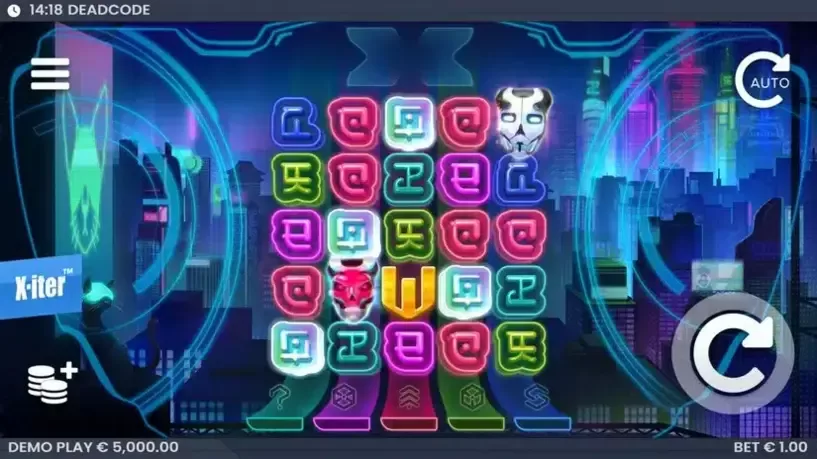 Deadcode slot screenshot