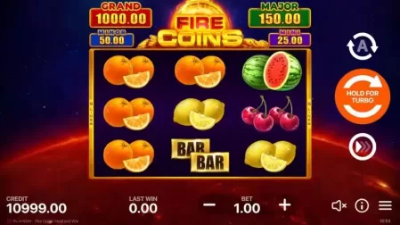 Fire Coins: Hold and Win slot screenshot 1
