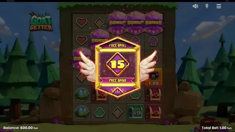 Goat Getter slot screenshot 3