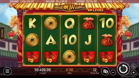 God of Wealth slot screenshot 1