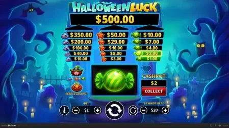 Halloween Luck slot screenshot 2