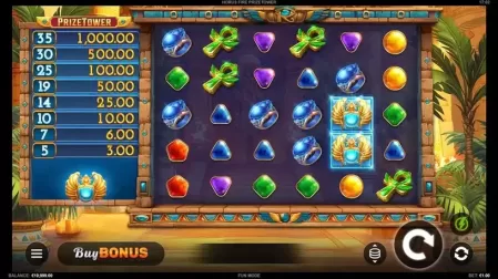 Horus Fire PrizeTower slot screenshot 1