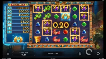 Horus Fire PrizeTower slot screenshot 4