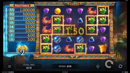Horus Fire PrizeTower slot screenshot 3