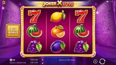 Joker X Love slot screenshot 1
