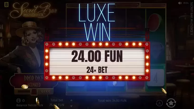 Secret Bar Multi Dice X slot screenshot 3