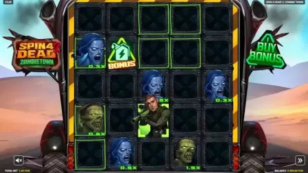 Spin 4 Dead 2: Zombietown slot screenshot 2