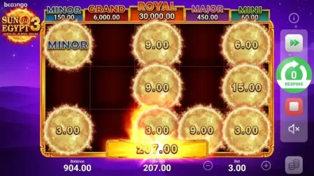 Sun of Egypt 3 slot screenshot 6