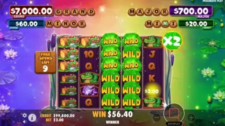 Tiny Toads slot screenshot 6