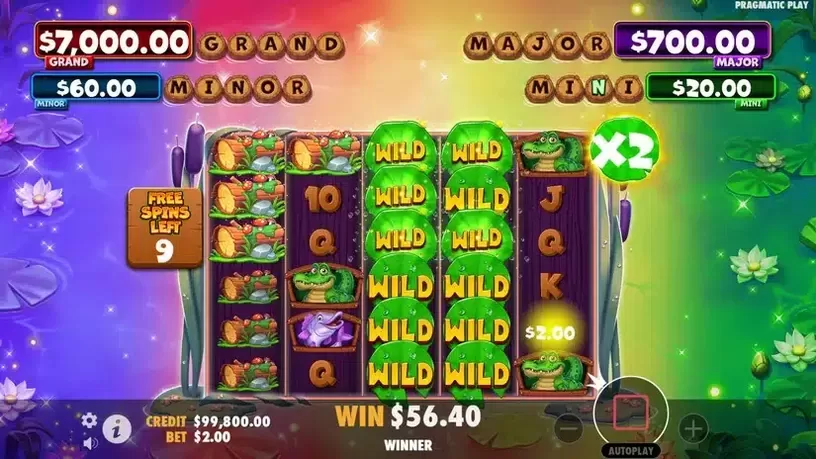 Tiny Toads slot screenshot 6