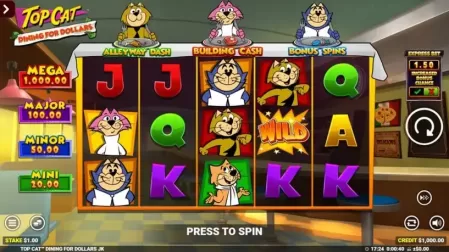 Top Cat Dining For Dollars slot screenshot 1