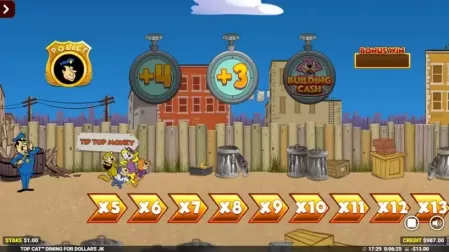 Top Cat Dining For Dollars slot screenshot 5