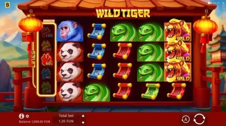 Wild Tiger slot screenshot 1