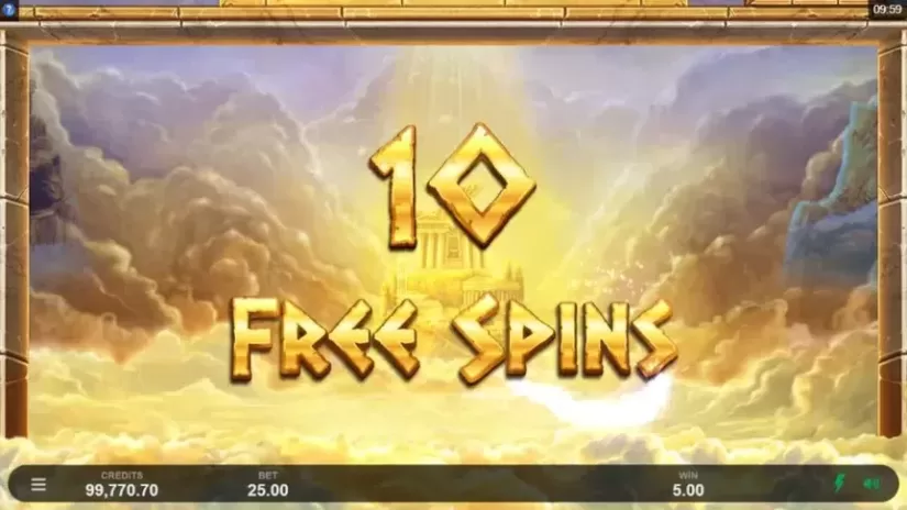 Ancient Fortunes: Zeus slot screenshot 4