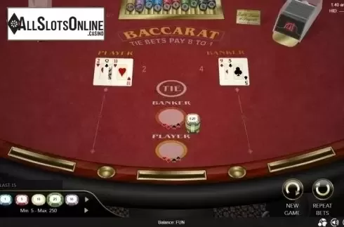 Game Screen 3. Baccarat (Espresso) from Espresso Games