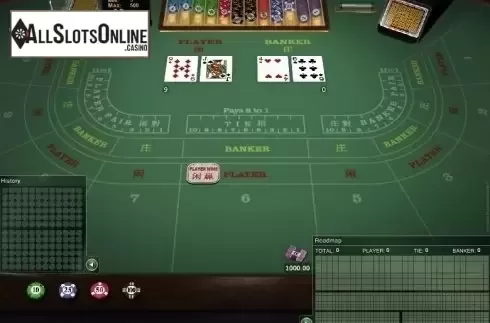 Win Screen. Baccarat Gold (Microgaming) from Microgaming