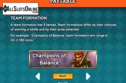 Team Formation . Battle Mania from Skillzzgaming