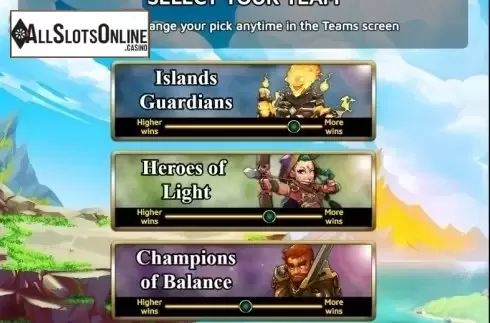 Team Selection. Battle Mania from Skillzzgaming