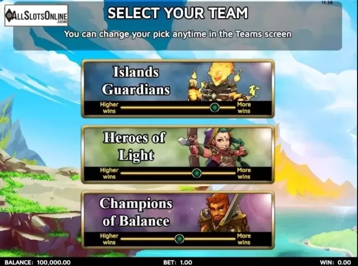 Team Selection. Battle Mania from Skillzzgaming