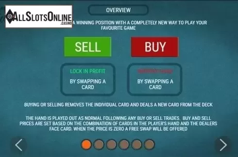 Paytable. Blackjack X-Change from Slingo Originals
