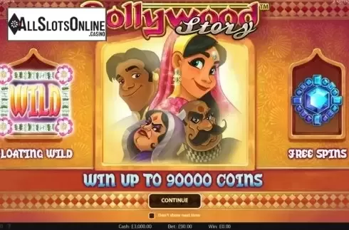 Screen2. Bollywood Story from NetEnt